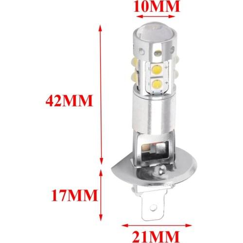 2X 6000K H1 80W HIGH POWER COB LED HEADLIGHT HIGH LOW BEAM FOG LIGHT BULBS