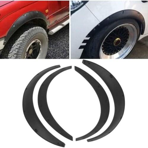 4pcs Front Rear Wheel Eyebrow Protector Widening Wheel Arches Lips Universal for Car style