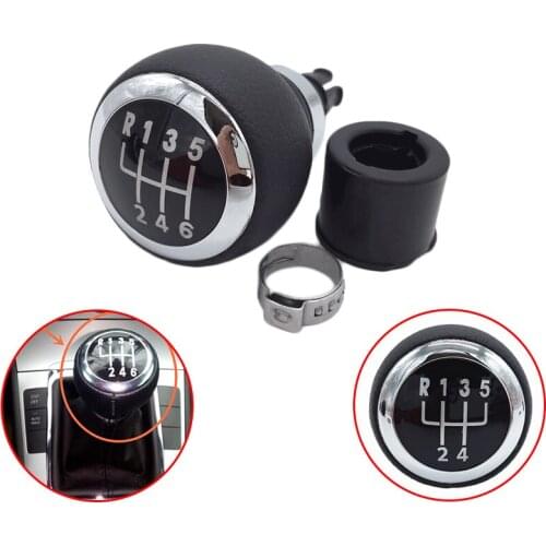 5 / 6 Speed Car Gear Shift Knob Lever Shifter Stick HandBall For Volkswagen VW Passat B6 2005-2011 Car Accessories