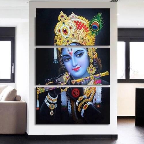 5D Diamond Painting Krishna Paintings Cross Stitch Diamond Embroidery Portrait Diamond Mosaic rhinestones Home Decor