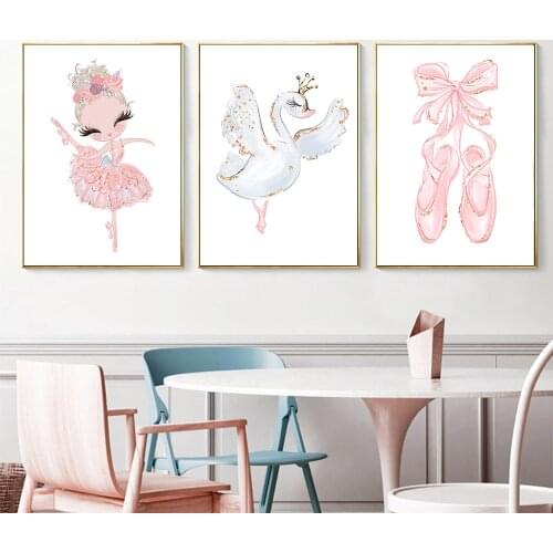 5D DIY diamond inlaid pink princess print ballerina girl full diamond embroidery mosaic art painting rhinestone home decoration