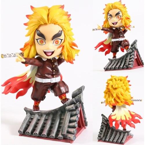 Demon Slayer Kamado Tanjirou / Rengoku Kyoujurou Q Ver Collectible Action Figure Model Doll Decoration Toy