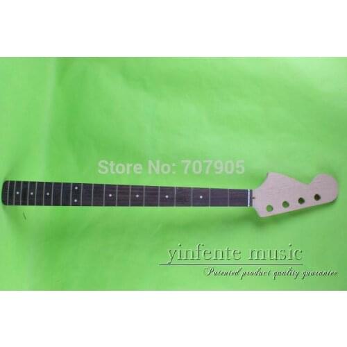 Electric bass guitar neck Maple wood Rosewood 20 fret 34 inch Unfinished High quality