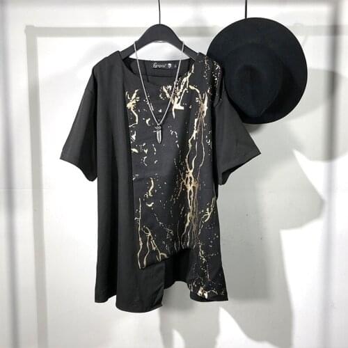 Owen seak Men T Shirt Mens Clothing Hip Hop Tops Tees High Street Summer Japanese Male Solid OverSized Streetwear Black T Shirt