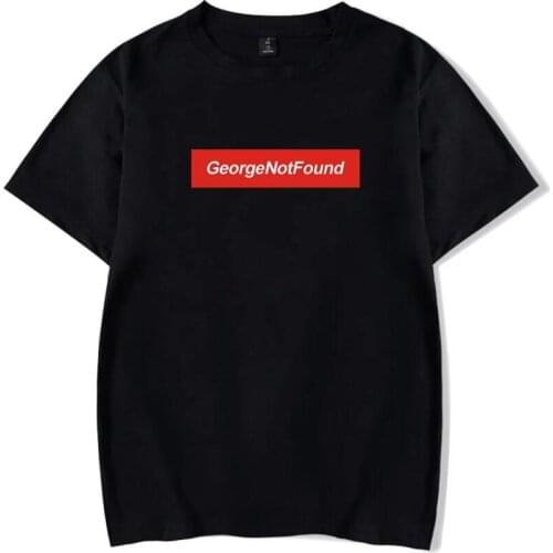 Anime Game GeorgeNotFound Merch T Shirt Men Short Sleeve Women Funny T Shirt Unisex Harajuku Tops Hip Hop Kids Trendy Clothing