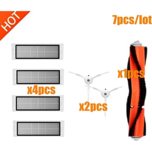 HEPA Filter Main brush For xiaomi roborock s50 s51 s55 s5 s6 s5max accessories xiaomi robot vacuum Cleaner Spare Parts SDJQR01RR