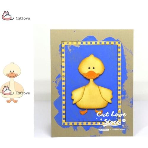 Lovely Duck Animal Metal Cutting Dies Stencils For DIY Scrapbooking Paper Card Decorative Craft Dies Embossing Die Cuts New 2019