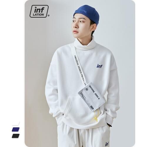 INFLATION 2021 Letter Printing 100% PE Chest Bag Small Waist Belt Bag Mens Fashion Waist Pack Streetwear Messenger Bag 224AI2019