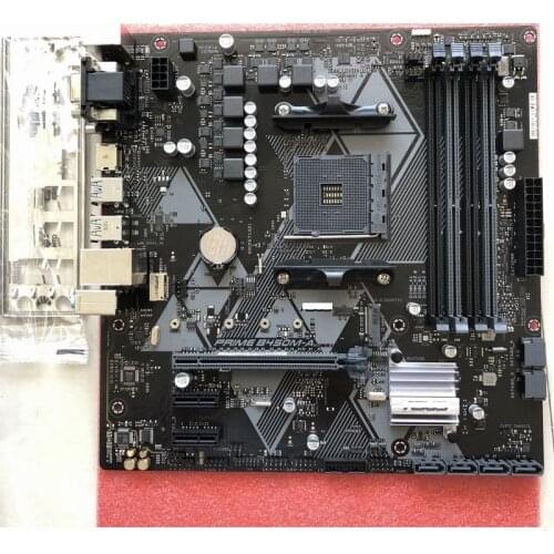 ASUS PRIME B450M-A desktop motherboard for AMD B450 AM4 DDR4 M-ATX AURA RGB USED original USED mainboard sales
