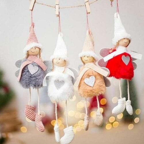 2022 New Year Christmas Angel Doll Pendant Merry Christmas Decor For Home Christmas Tree Ornaments Xmas Gifts Navidad 2021