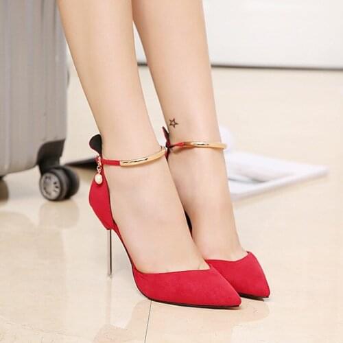 Spring Summer Pumps Women Red Black Heels Fashion Stilettos Ladies Evening Shoes for Party Wedding Casual Sexy Designer Pumps