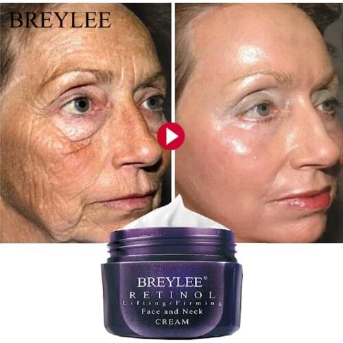 BREYLEE Retinol Moisturizing Firming Face Cream Anti-Aging Wrinkle Removal Day Cream Whitening Firming Lifting Night Cream 40g