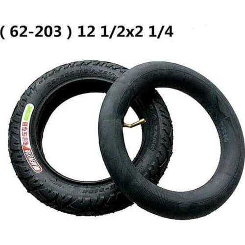 Electric Motorcycle Inner and Outer Tire 12 Inch Thickened Outer Tire 12 1/2x2 1/4 (57-203) / (62-203) Chaoyang Inner Tube