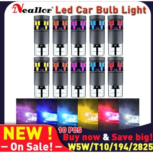 W5w T10 Led Canbus 194 2821 Trunk Auto License Plate Side Marker Light Bulb On Car Interior Diode Lamp For Skoda Octavia 2 3 a5