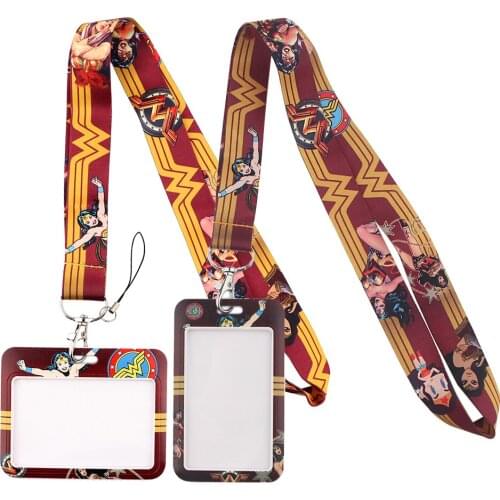 YL742 Woman Feminism Key lanyard Keychain Personalise Office ID Card Pass Gym Mobile Phone Key Ring Badge Holder Accessories