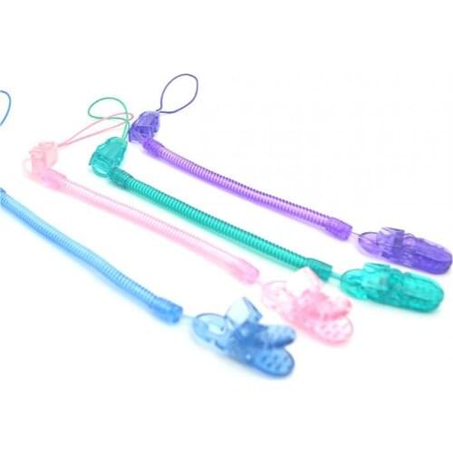 1pcs Clean Baby Rattles Newborn Baby Rattles Teether Toy Teeth Biting Babies Toddler Bed Bell Silicone Handbell Jingle Cartoon