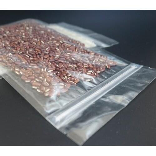 100pcs X 24*37cm High translucency and clear reclosable Zip Lock plastic bag, Clarity pouch zipper clip sealer food storage