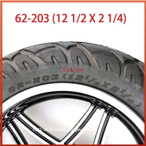 62-203 12 1/2 X 2 1/4 wheels 12.5 inch tire + alloy rims fits Many Gas Electric Scooters and e-Bike ,Folding electric bicycle