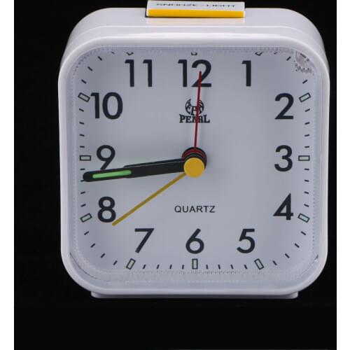 Battery Operated Travel Alarm Clock,Lighted On Demand And Snooze