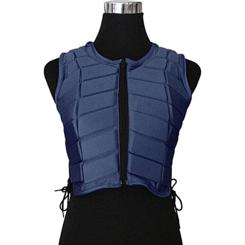EVA Padded Equestrian Protective Vest Breathing Safety Padding Horse Riding Body Protector for Horse Riding