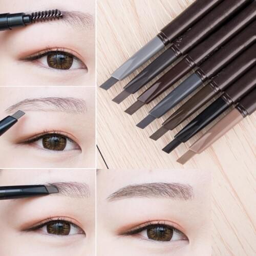 2 in 1 Eyebrow-Pencil Brows Automatic Eyebrow Liner Waterproof Long Lasting Eyebrow Pen Newest Cosmetic Tools Dropship TSLM1