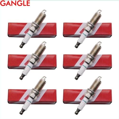 6PCS DOUBLE IRIDIUM SPARK PLUG SET LONG LIFE OEM 90919-01249 FK20HBR11 FOR LEXUS GS350 IS250 IS350 GS450H TOYOTA CROWN MARK X II