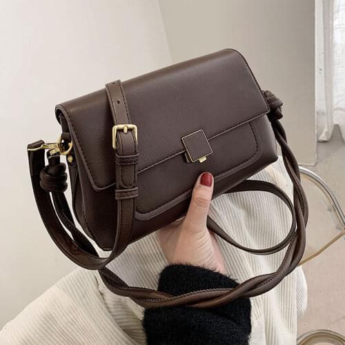 VeryMe Small Vintage Retro Female Crossbody Bag Soft Flap Shoulder Pack Women Purse Elegant Underarm Bag Ladies Sac Femme 2021