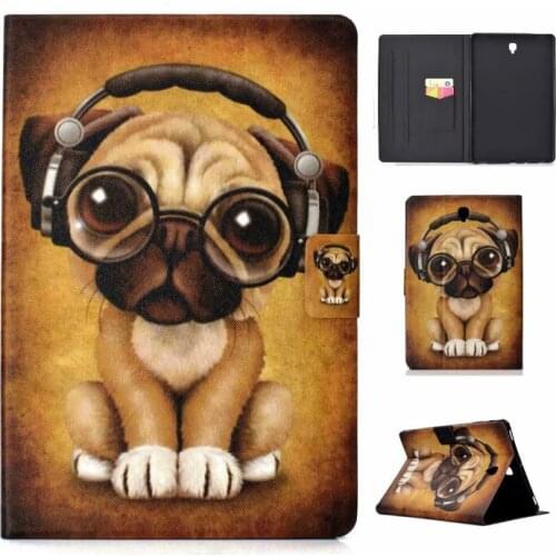 Fashion Printed Pattern Case for Samsung Galaxy Tab S4 S 4 10.5 Inch SM-T835 T837 T830 T835 Case PU Leather+TPU Back Funda Cover