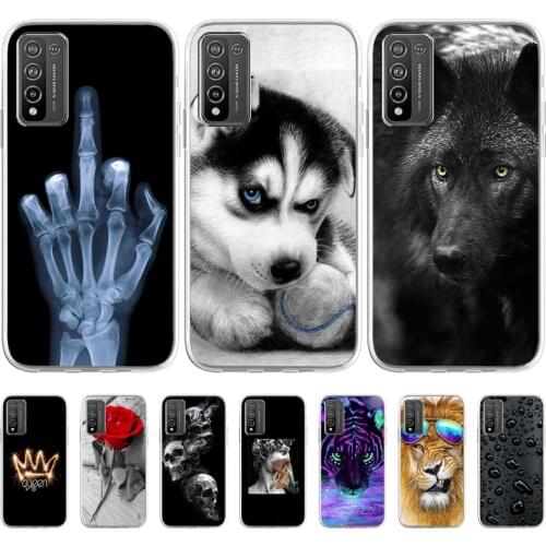 Soft Case Honor 10 Lite Case Silicon 10i 8A 8X 8S 9X 9 10X Back Cover For Huawei P Smart 2021 2019 Z P20 P30 Pro P40 Lite Funda