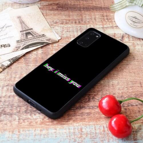 For Samsung Galaxy hey i miss you Soft TPU border Samsung Galaxy Case