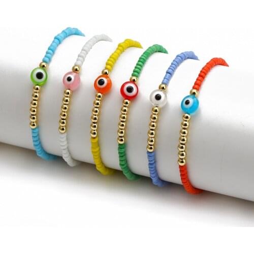 New trend bracelet female simple and elegant demon eye bracelet student blue eye jewelry party gift