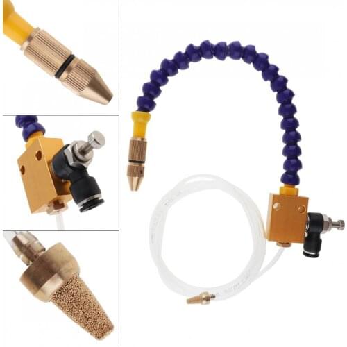 Excellent Mist Coolant Lubrication Spray System Unit with 8mm Air Pipe and Intake Throttle Valve for CNC Lathe /Milling/Machine