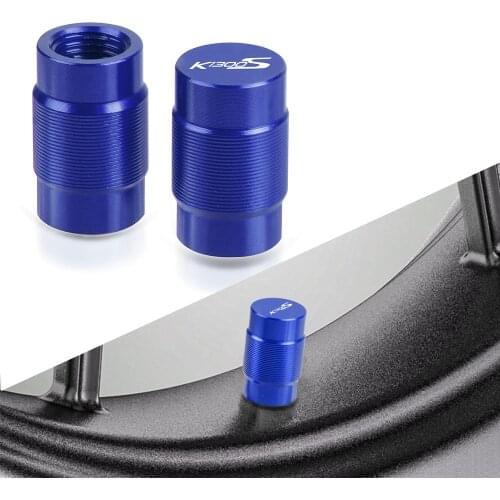 For BMW K1300S K1300 S Motorcycle Front Rear Vehicle Wheel Tire Valve Stem Caps Covers CNC Aluminum Airtight Covers With LOGO