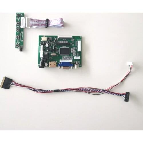 Fit LTN156AT29/LTN156AT30 WLED LVDS 40-Pin 15.6" laptop screen VGA 2AV 1366*768 LCD display controller board DIY kit