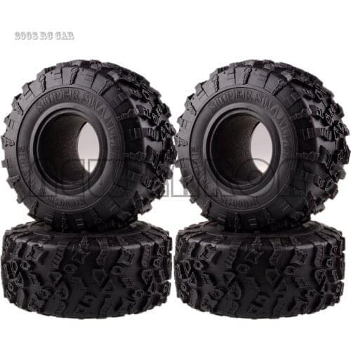 4P 2.2" Super Swamper Rocks 132MM Tyre Tires For RC Climbing Rock Crawler RR10 Wraith TRX-4 TRX4 KM2 YETI NEW ENRON1:10