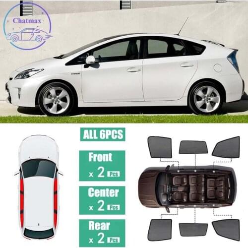 For Toyota Prius 2009-2015 Window Sunshade UV Protection Ray Blocking Mesh Laser Block Black Net Yarn