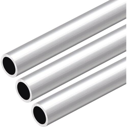 Uxcell 6063 Aluminum Round Tube 300mm Length 14mm OD 10mm Inner Dia Seamless Aluminum Straight Tubing 3 Pcs