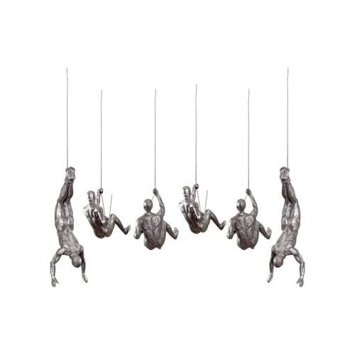 VINTAGE INDUSTRIAL BAR HANGING CREATIVE BACKGROUND WALL DECORATION IN THE LIVING ROOM CLIMBING PERSONAS ROOM ORIGINALITY HOME