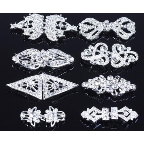 1pcs Metal Fashion High-end Bow Tie Buckle To Buckle DIY Charm Coat Suit Cashmere Trench Coat Waist Buckle Decorative Button