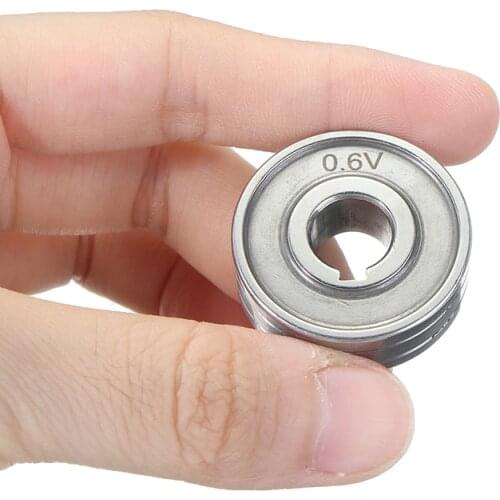 1 Piece Welder Wire Feed Drive Roller 0.6*0.8 MIG Welder Wire Feed Drive Roller Roll Kunrled-Groove .030"-.035"