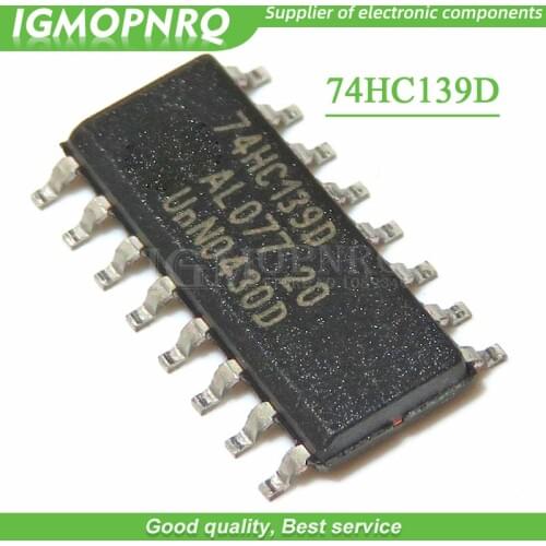 10PCS 74HC139D SOP16 74HC139 SOP16 SN74HC139DR SOP-16 SN74HC139