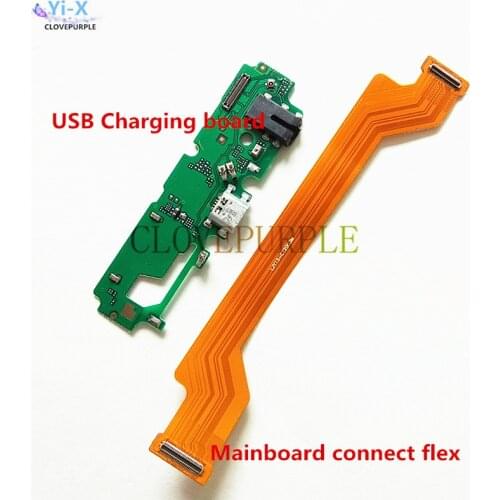 10pcs/Lot USB Dock Charger Charging Port Plug Flex Cable with Microphone for Vivo Y11 2019 Replacement Parts