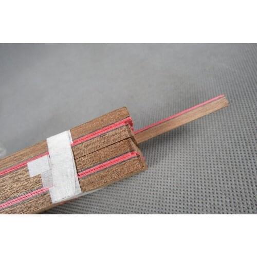 100STRIPS LUTHIER FIGURED BINDING C-40,Measures 6mm x 1.5mm thick and 810mm long