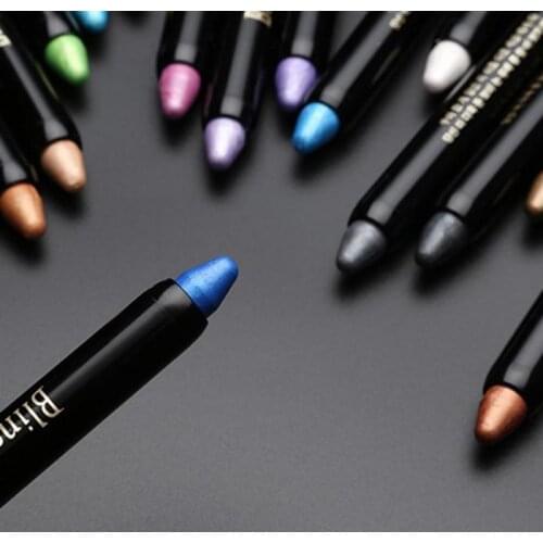 15 Colors Pearly Eyeshadow Stick Multifunctional eye makeup Stick Eyeshadow Pen Lying Silkworm Pen TSLM1