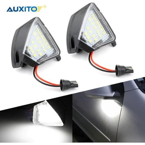 2pcs Canbus LED Under Side Mirror Puddle Lights for VW Volkswagen Jetta MK3 Golf 5 Plus Passat CC Touran Sharan MK2 7N LED Light