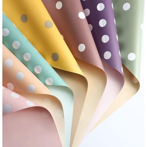 20PCS/lot Flowers Packaging Paper DIY Crafts Scrapbook Wedding Bouquet Gift Boxes Waterproof Wrapping Paper