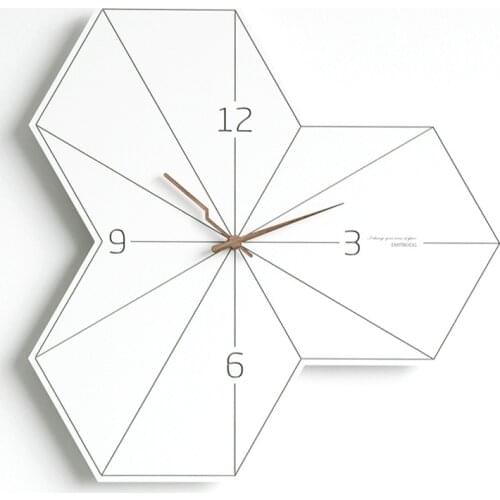 2021 new modern minimalist creative fashion wall clock living room bedroom home Nordic clock silent European wall watch 38X38cm