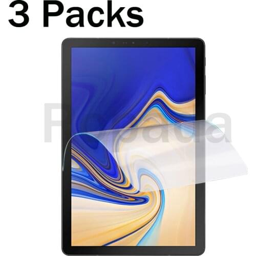 3 Packs soft PET screen protector for Samsung galaxy tab S4 10.5 SM-T830 SM-T835 protective tablet film