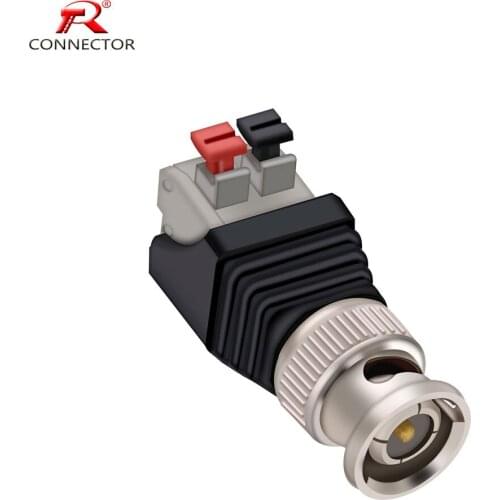 4PCS BNC AV Balun Terminal, BNC male plug