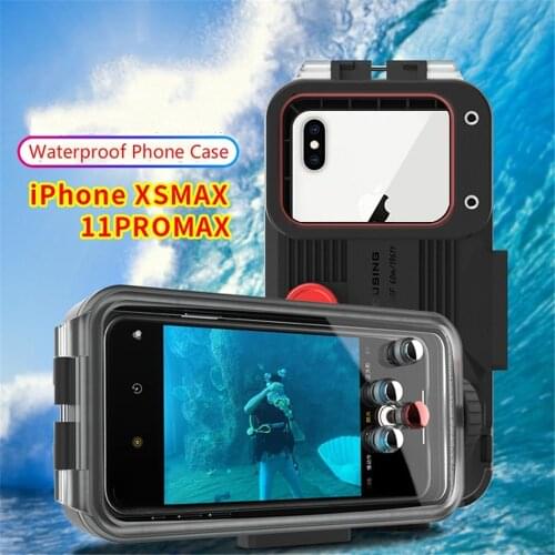 40M Diving Case For iPhone 6 7 8 / 6 7 8 Plus / X XS XR XS MAX/ 11 11Pro 11Pro Max 360 Full Protection Waterproof Cover